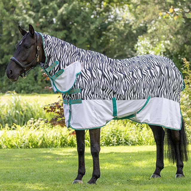 Shires Tempest Original Zeb-Tek Fly Combo Rug Zebra Print
