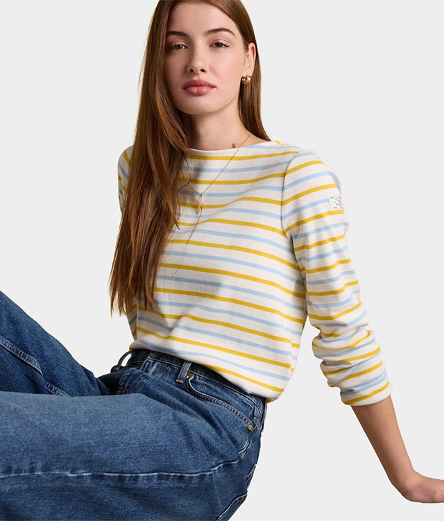 2 for £45 Joules Harbour Breton Tops