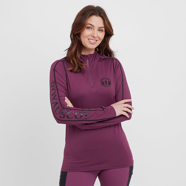 Royal Scot Women's Gracie Long Sleeved Base Layer Wine