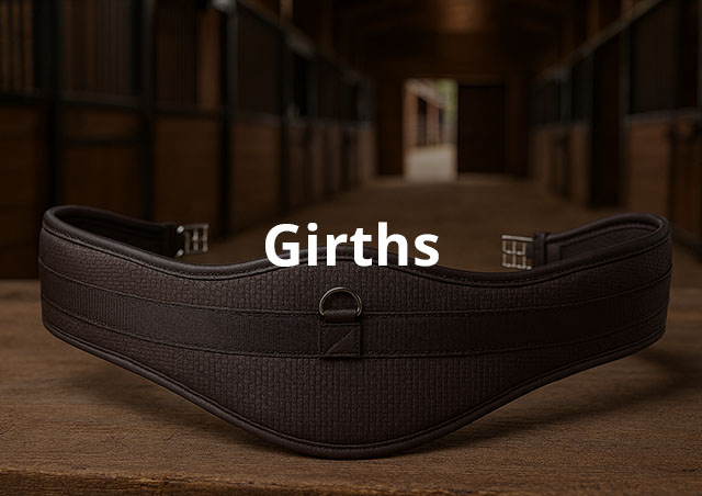 A closeup of a girth