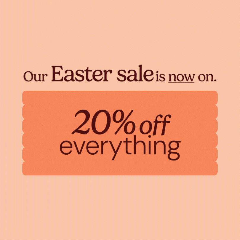 Easter sale now on 