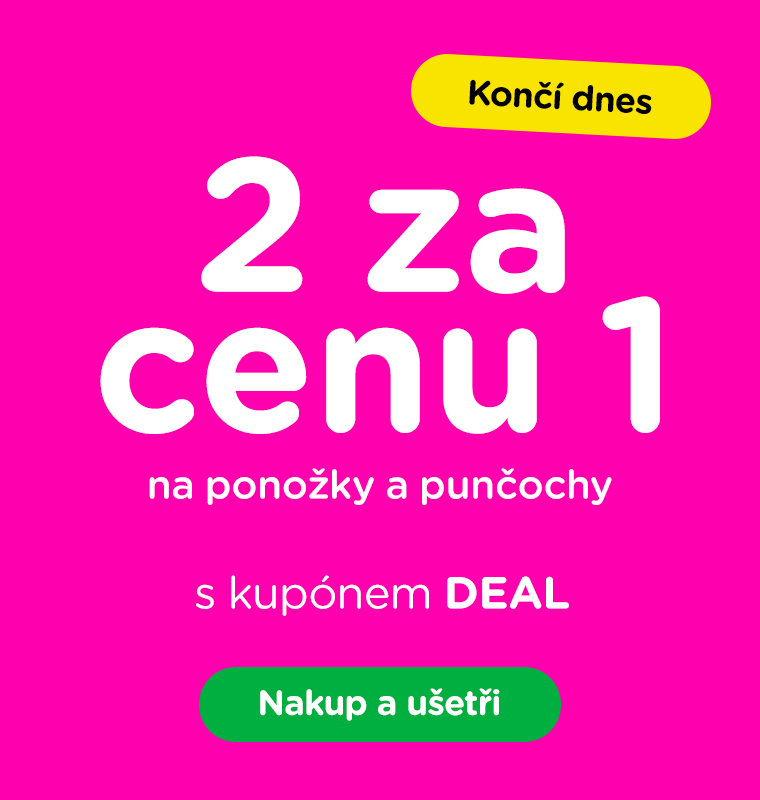 2 za cenu 1 na ponožky a punčochy