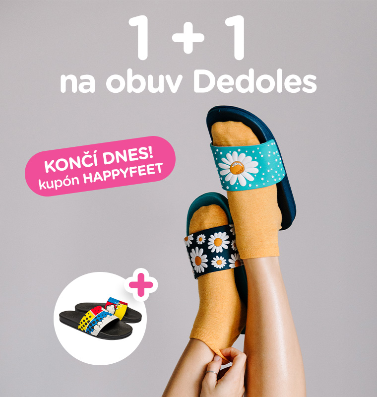 1 + 1 na obuv Dedoles