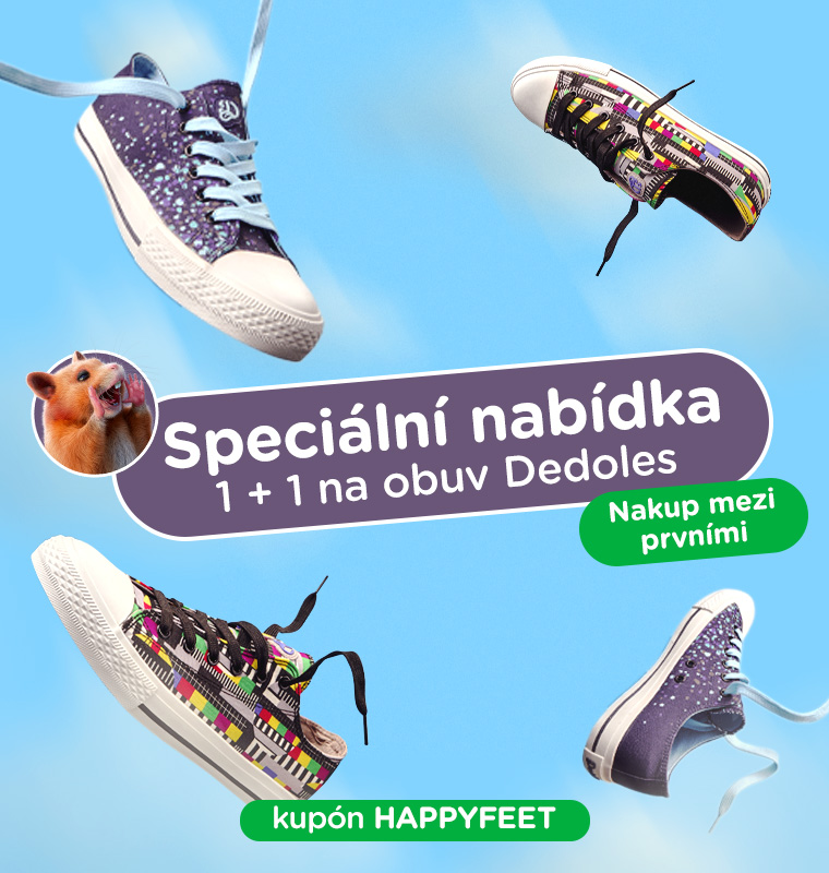  Speciální nabídka 1 + 1 na obuv Dedoles