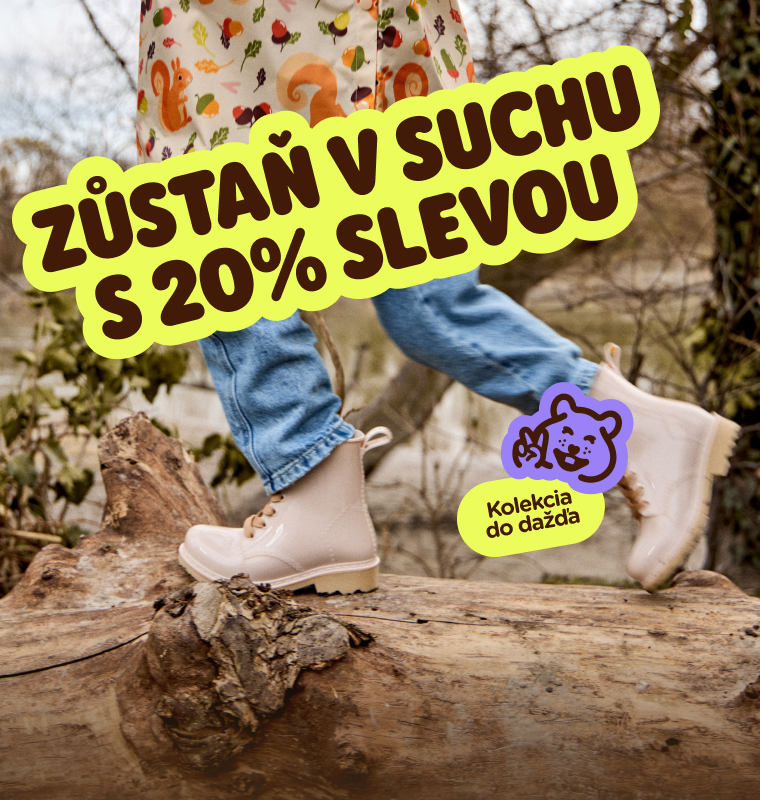 Zůstaň v suchu s 20% slevou