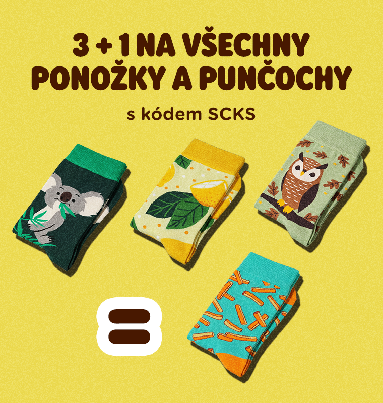 3 + 1 na všechny ponožky a punčochy