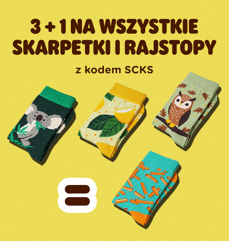  3 + 1 na wszystkie skarpetki i rajstopy
