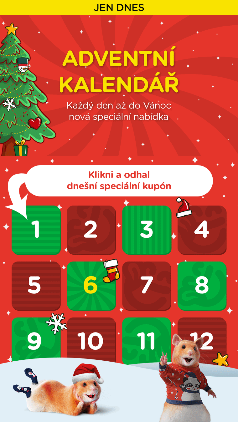 Adventní kalendář plný speciálních nabídek - otevři první okénko ✨