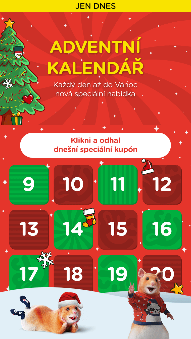 Otevři dnešní okénko a doplň si zásobu ponožek 🧦