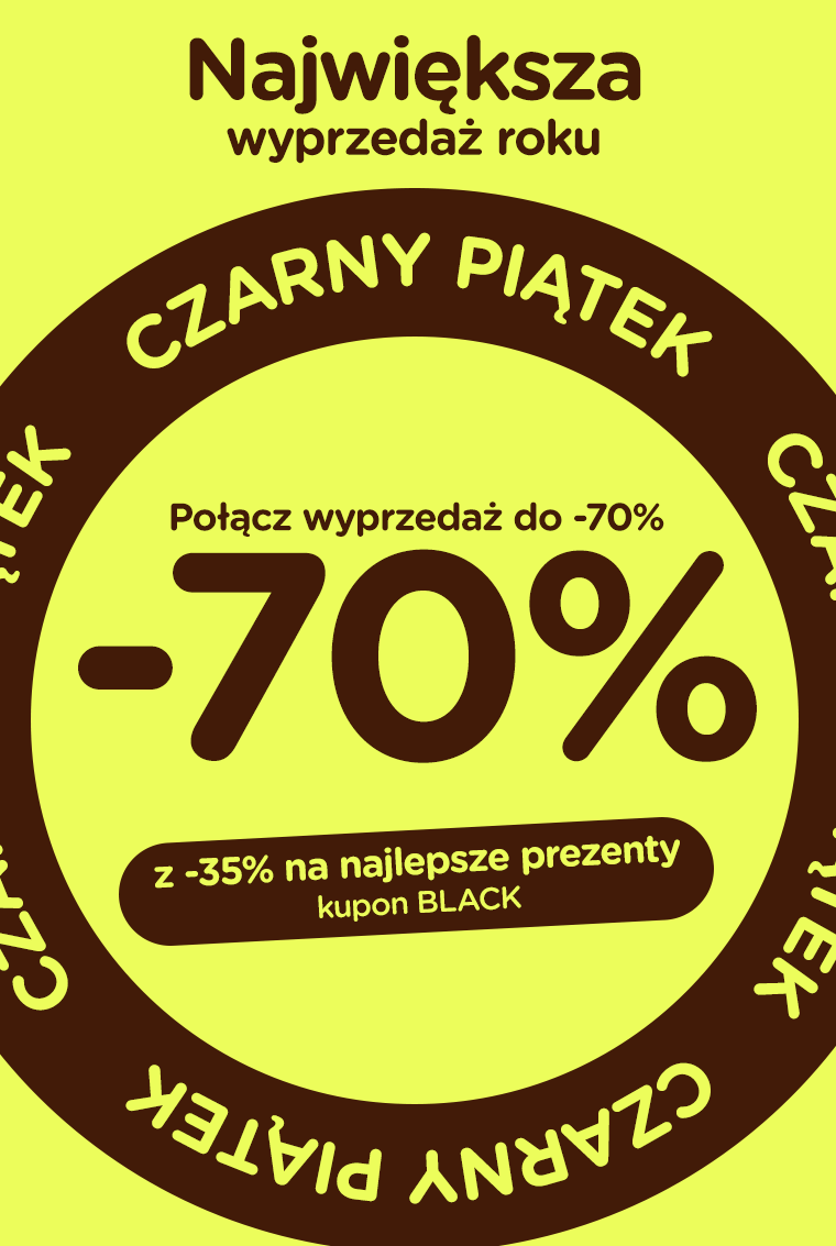  Połącz wyprzedaż do -70% z -35% na najlepsze prezenty