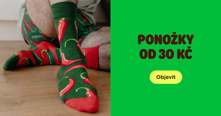  Ponožky od 30 Kč