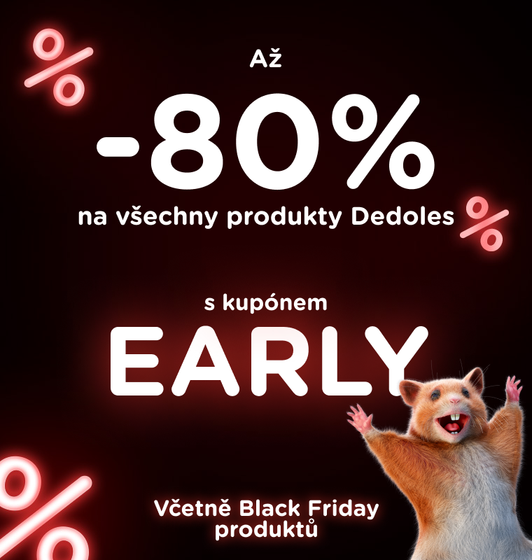 Až –80 % na všechny produkty Dedoles (s kupónem EARLY)