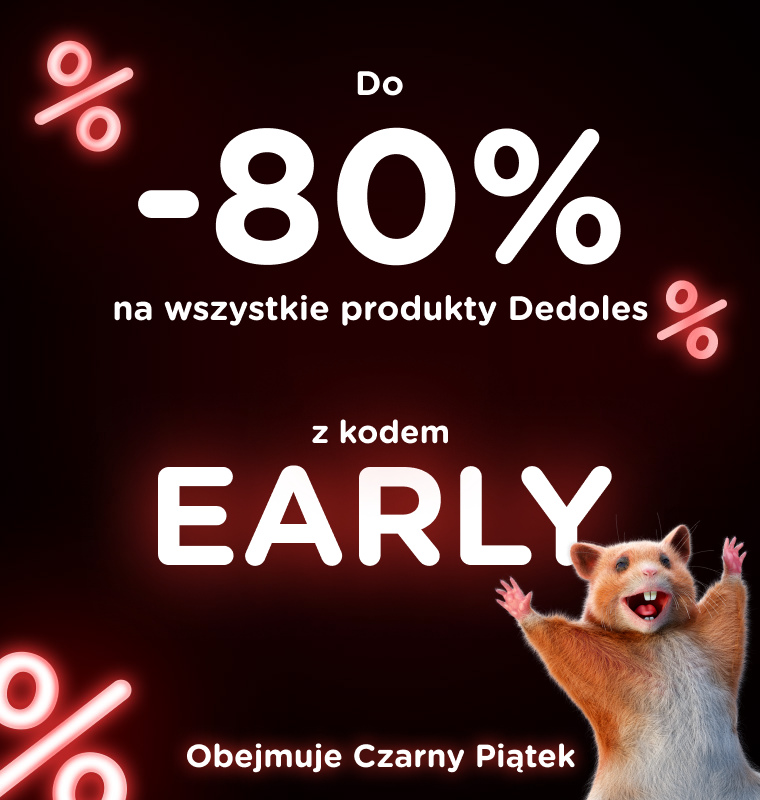  Do -80% na wszystkie produkty Dedoles (z kodem EARLY)