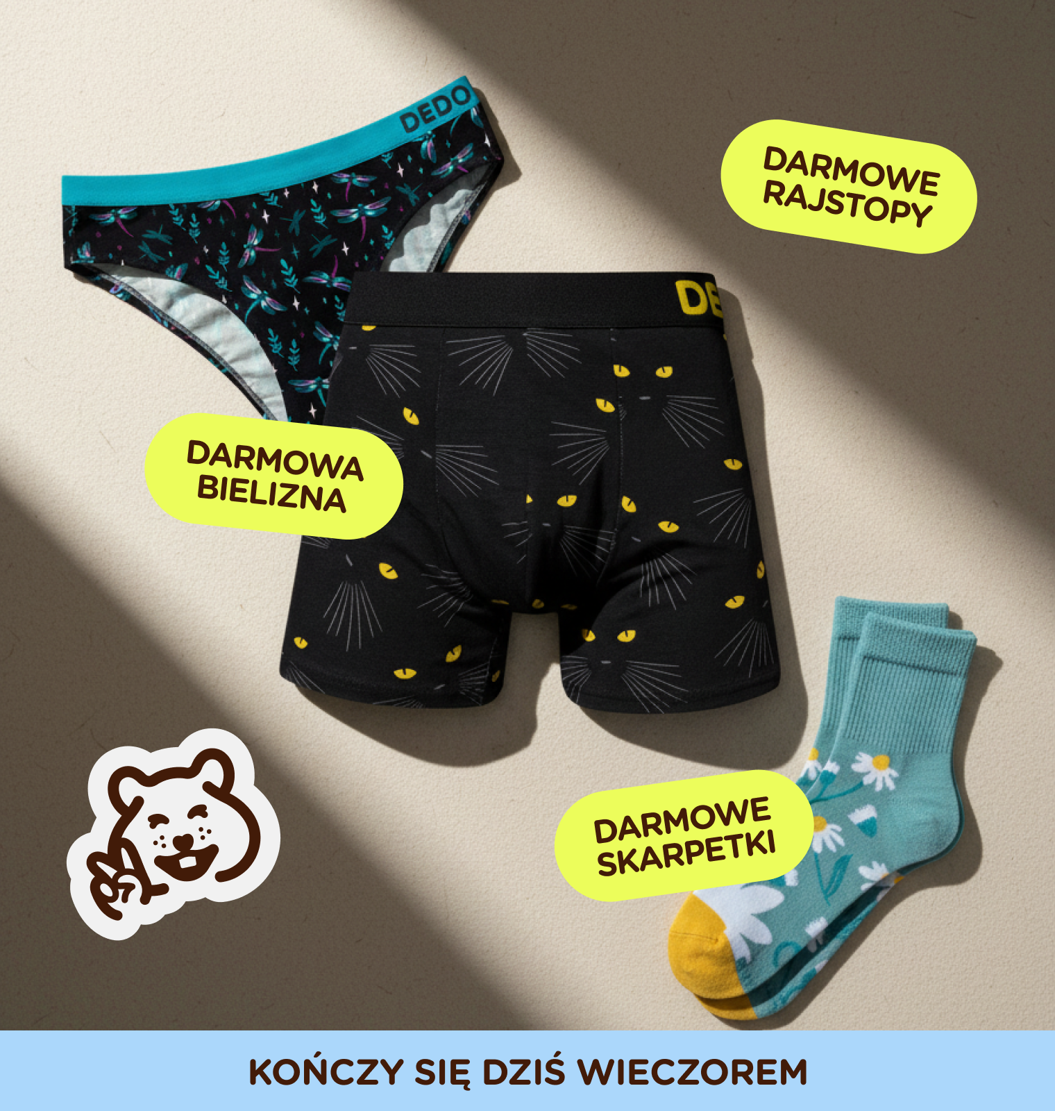  Każda druga para od nas gratis