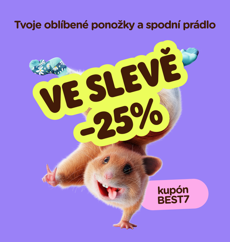 Tvoje oblíbené ponožky a spodní prádlo