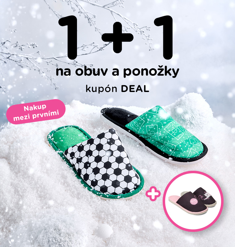  1 + 1 na obuv a ponožky