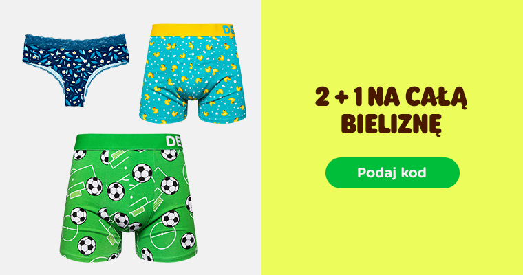  2 + 1 na całą bieliznę