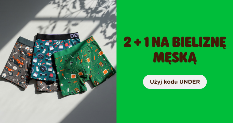  2 + 1 na bieliznę męską