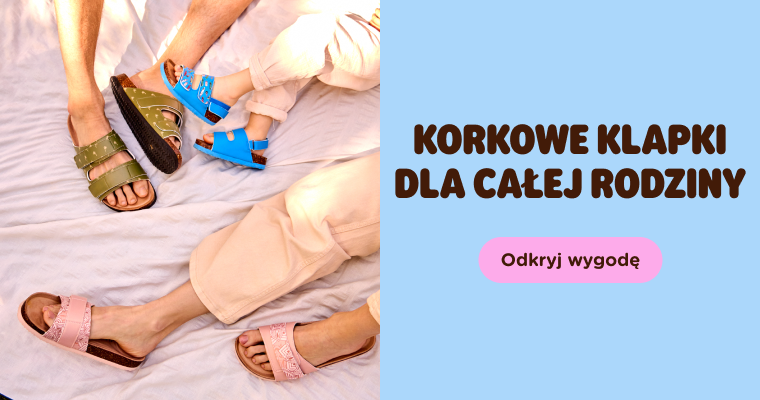  Korkowe klapki dla całej rodziny