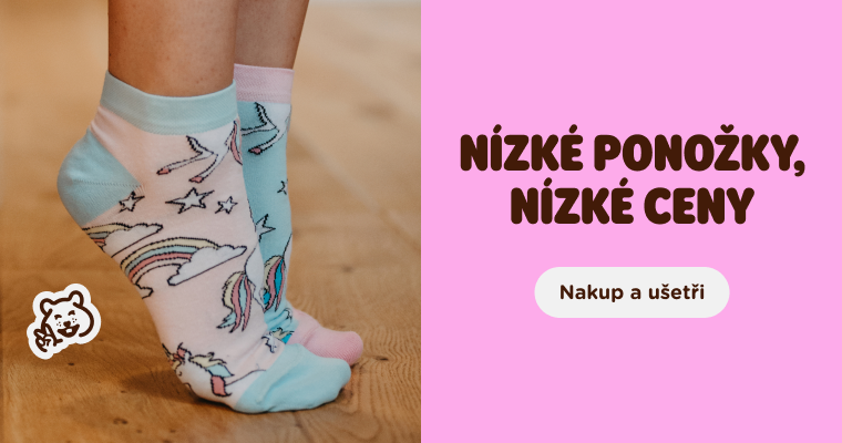 Nízké ponožky, nízké ceny