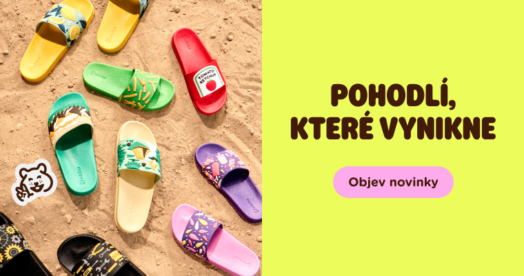 Nové designy veselých pantoflí