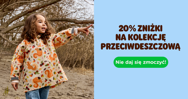  -20% zniżki na kolekcję przeciwdeszczową