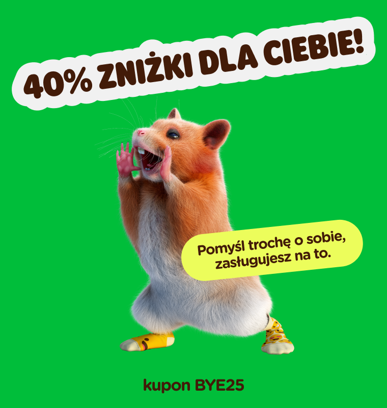  40% zniżki dla Ciebie!