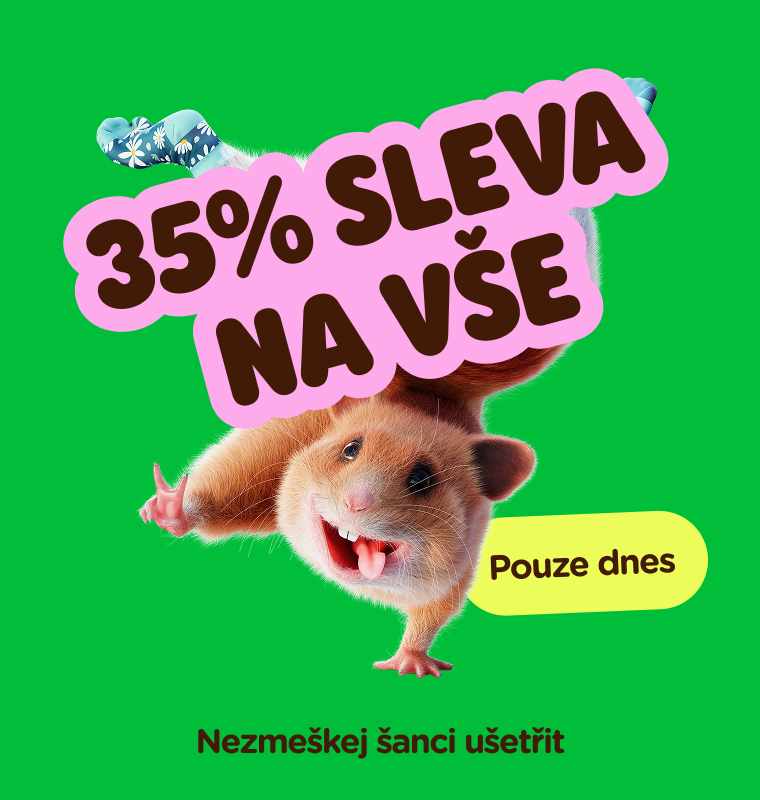 35% SLEVA NA VŠE