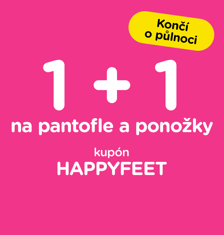  1 + 1 na pantofle a ponožky