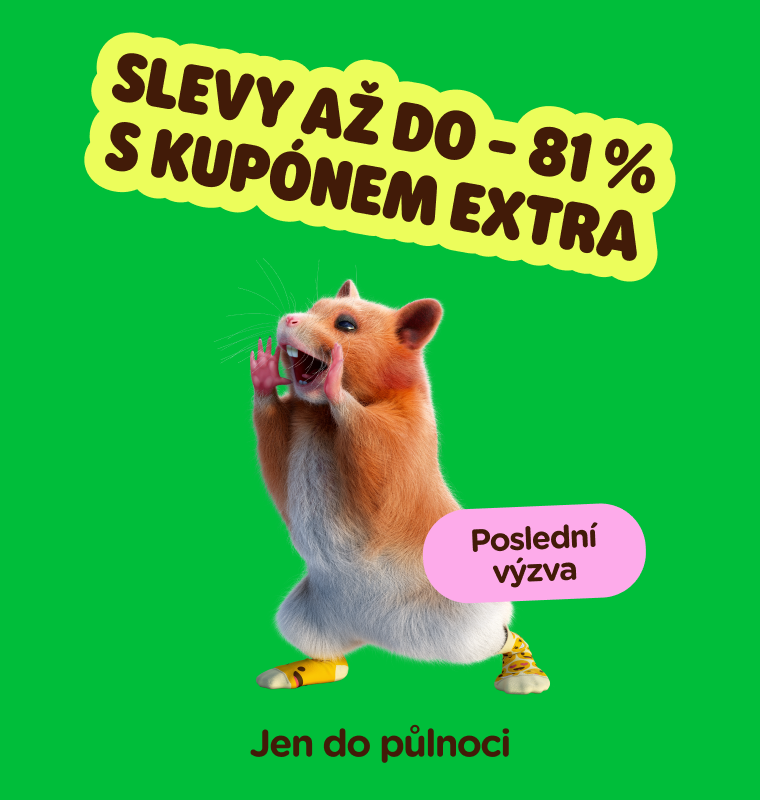Slevy až do - 81 % s kupónem EXTRA