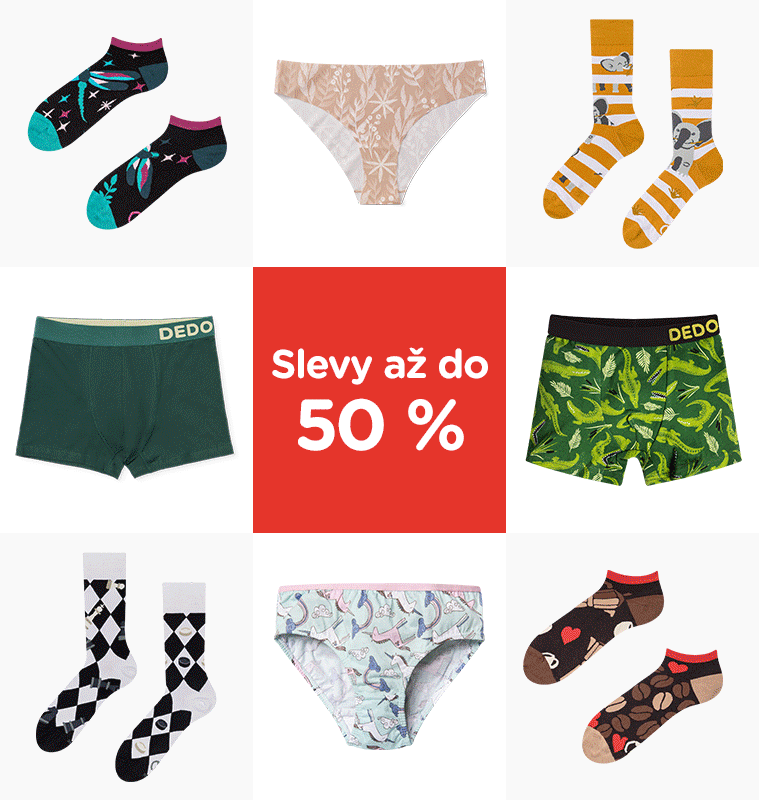  Slevy až 50 %