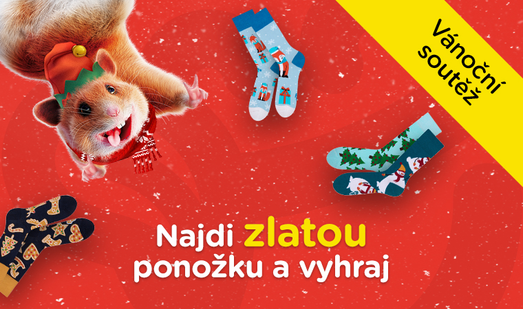 Vánoční soutěž o 7 zlatých ponožek