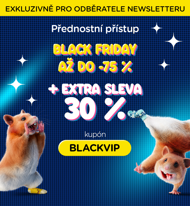 Časný přístup: extra 30% sleva na vše v Black Friday výprodeji 🤯