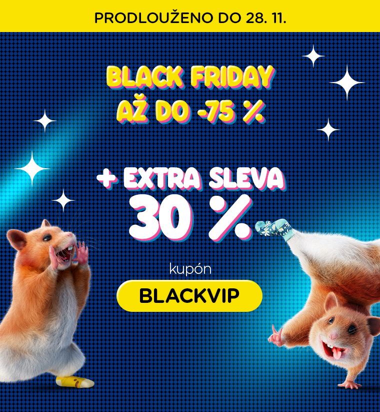 Prodlouženo do půlnoci: Black Friday výprodej 💣