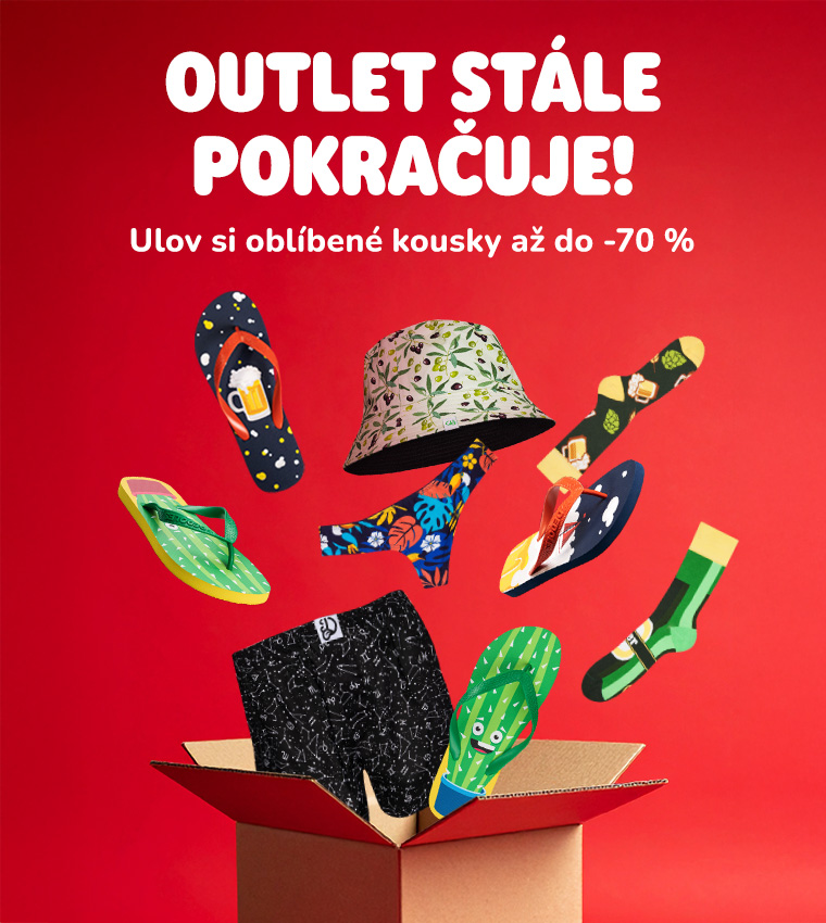 Outlet stále pokračuje!