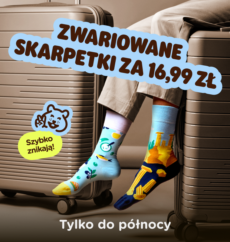  Zwariowane skarpetki za 16,99 zł
