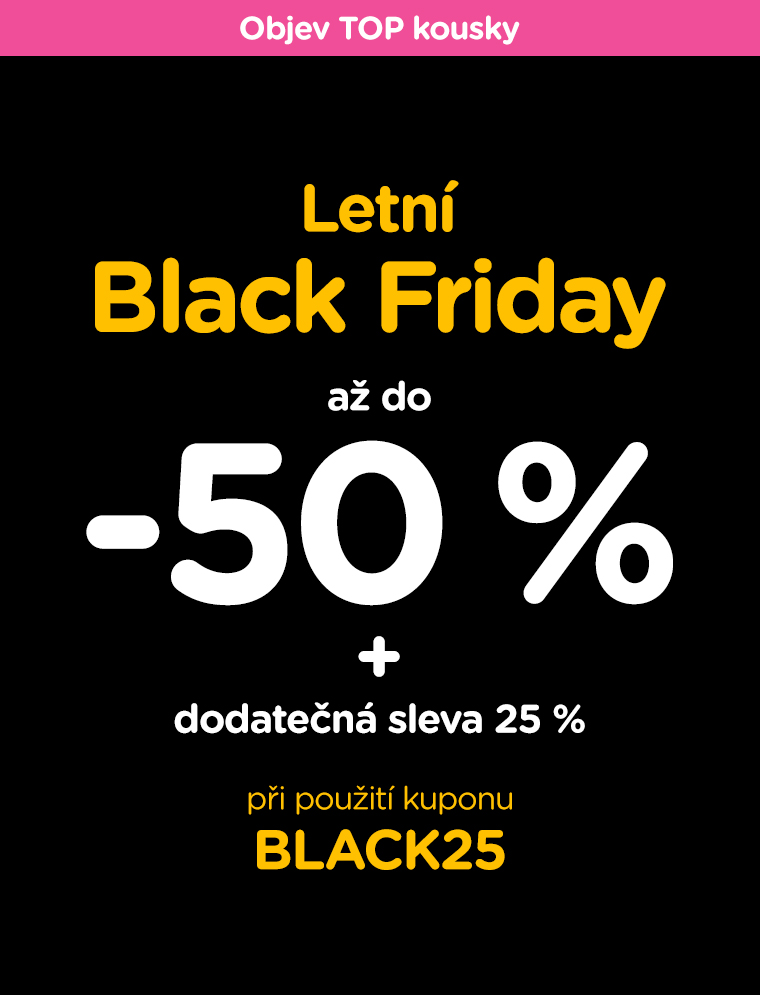  Letní Black Friday až do -50 %