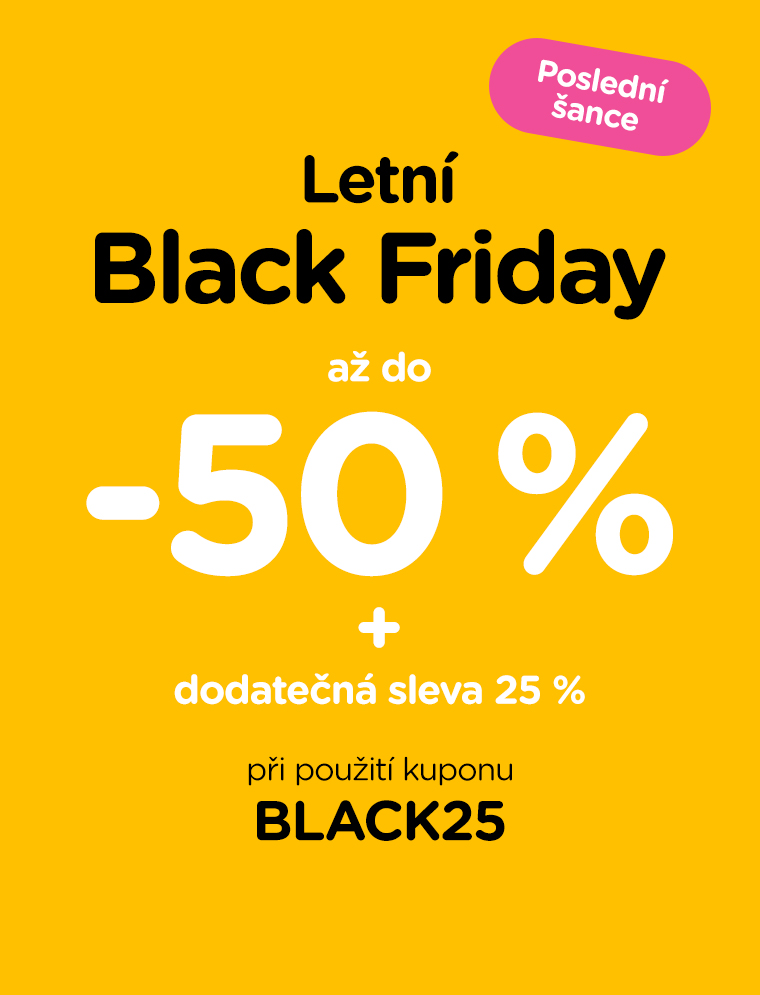  Letní Black Friday až do -50 %
