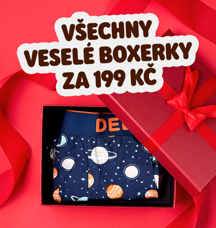 Všechny veselé boxerky jen za 199 Kč
