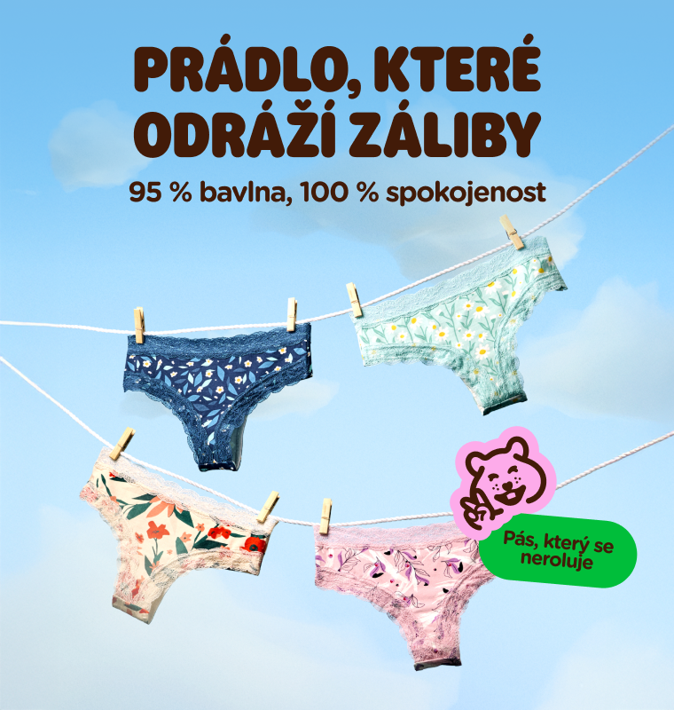 Prádlo, které odráží záliby