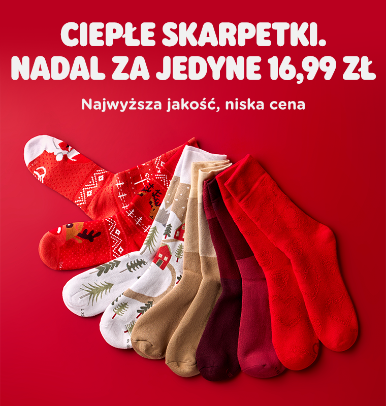  Ciepłe skarpetki — nadal za jedyne 16,99 zł