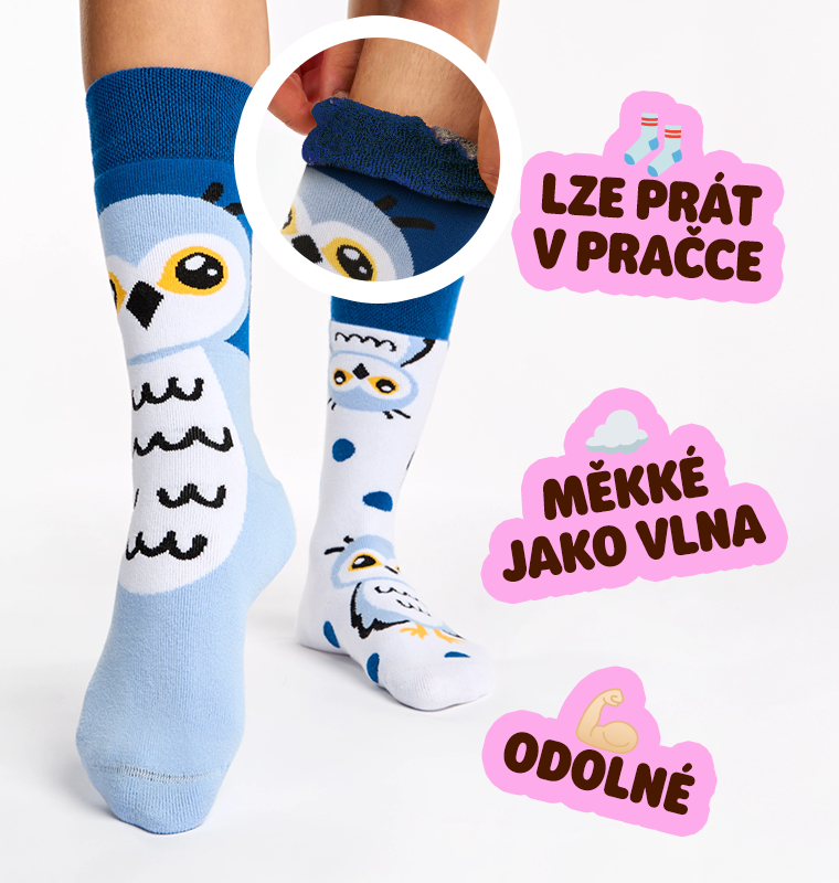  Teplé ponožky jen za 99 Kč