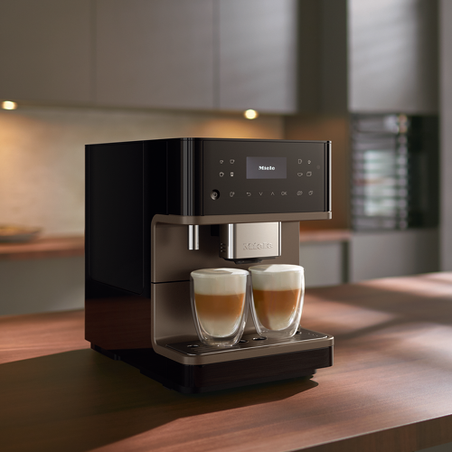 CM6 countertop coffee machine on kitchen counter