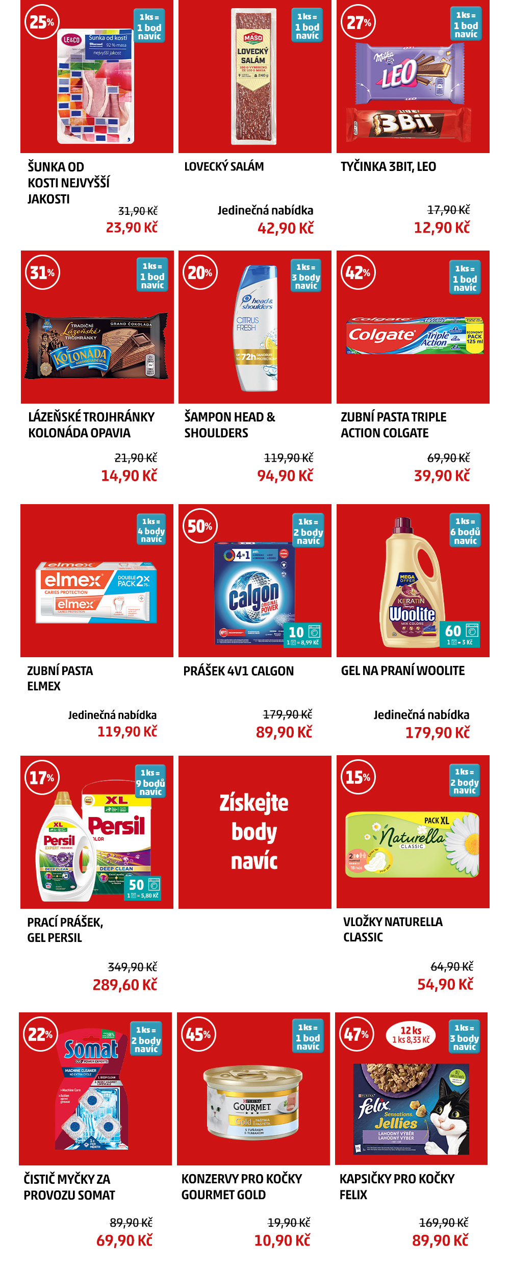 Získejte body navíc 