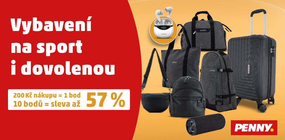 Vybavení na sport i dovolenou