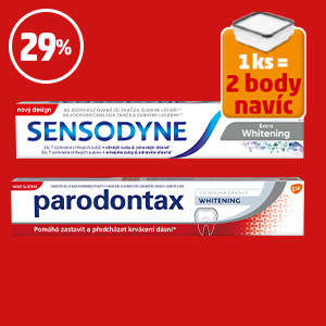 ZUBNÍ PASTA SENSODYNE, PARODONTAX