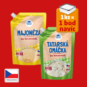 MAJONÉZA, TATARSKÁ OMÁČKA KARLOVA KORUNA