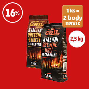 GRILOVACÍ UHLÍ, BRIKETY