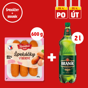 ČARODĚJNICKÝ BALÍČEK VÝBĚROVÉ ŠPEKÁČKY ŘEZNÍKŮV TALÍŘ + BRANÍK
