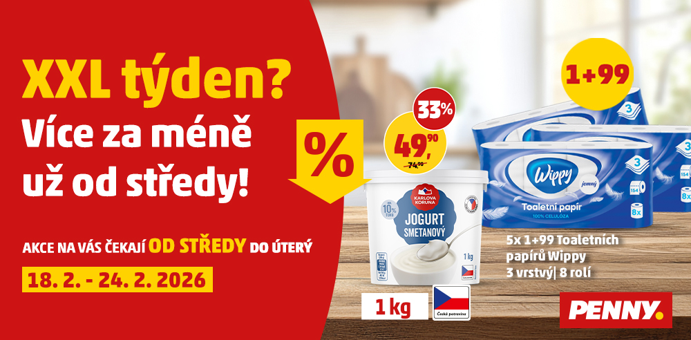 XXL týden? Více za méně už od středy!